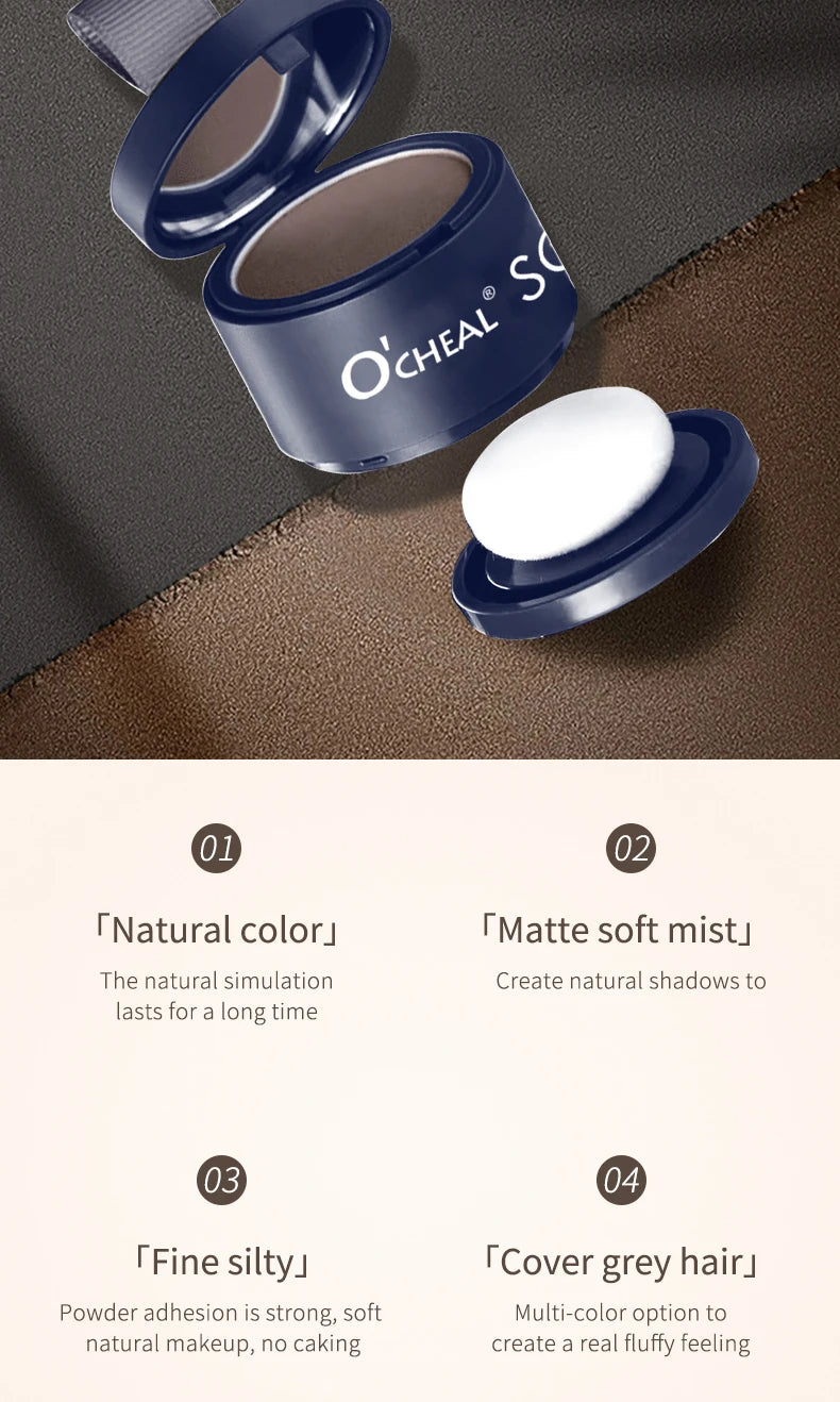 O'CHEAL Hairline Fluffy Powder Repair Volume Powder Shadow Shadow Powder Hair Concealer Coverage Fill Forehead Hairline