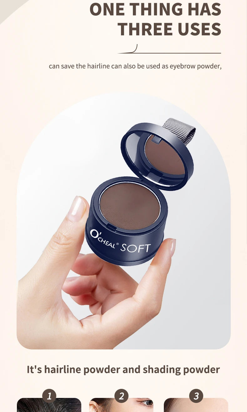O'CHEAL Hairline Fluffy Powder Repair Volume Powder Shadow Shadow Powder Hair Concealer Coverage Fill Forehead Hairline