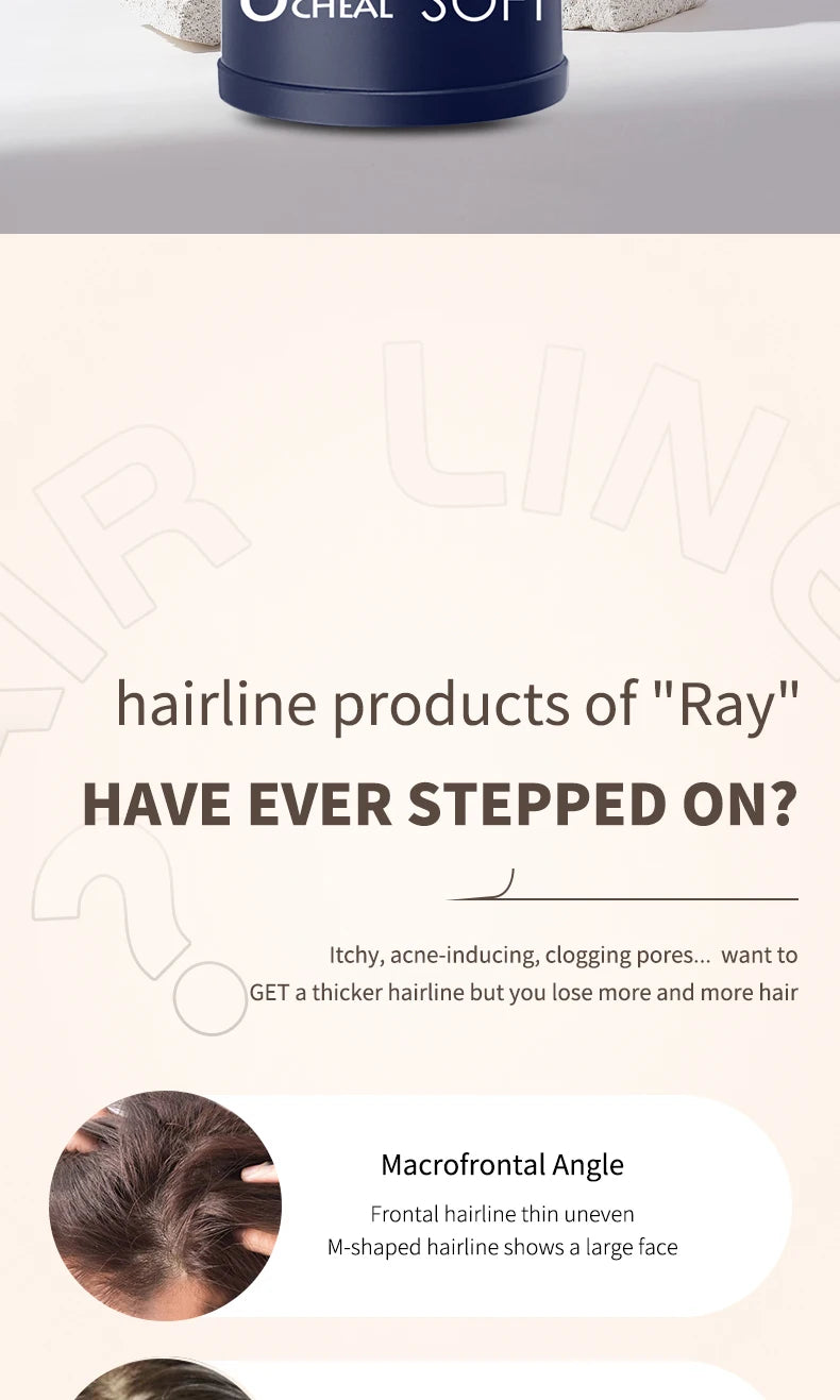 O'CHEAL Hairline Fluffy Powder Repair Volume Powder Shadow Shadow Powder Hair Concealer Coverage Fill Forehead Hairline