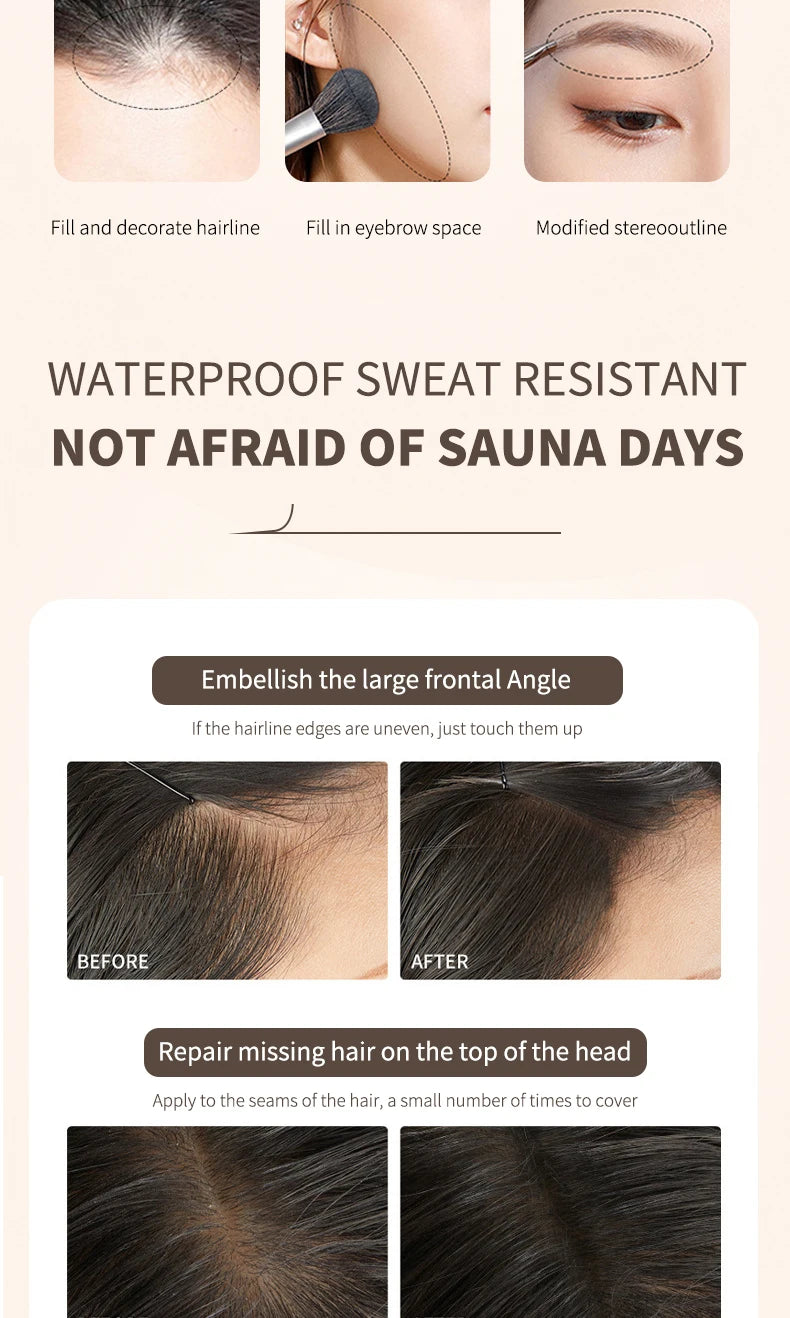 O'CHEAL Hairline Fluffy Powder Repair Volume Powder Shadow Shadow Powder Hair Concealer Coverage Fill Forehead Hairline
