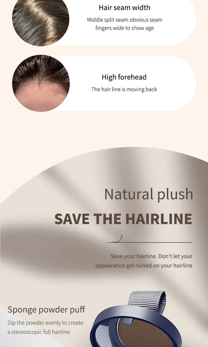 O'CHEAL Hairline Fluffy Powder Repair Volume Powder Shadow Shadow Powder Hair Concealer Coverage Fill Forehead Hairline