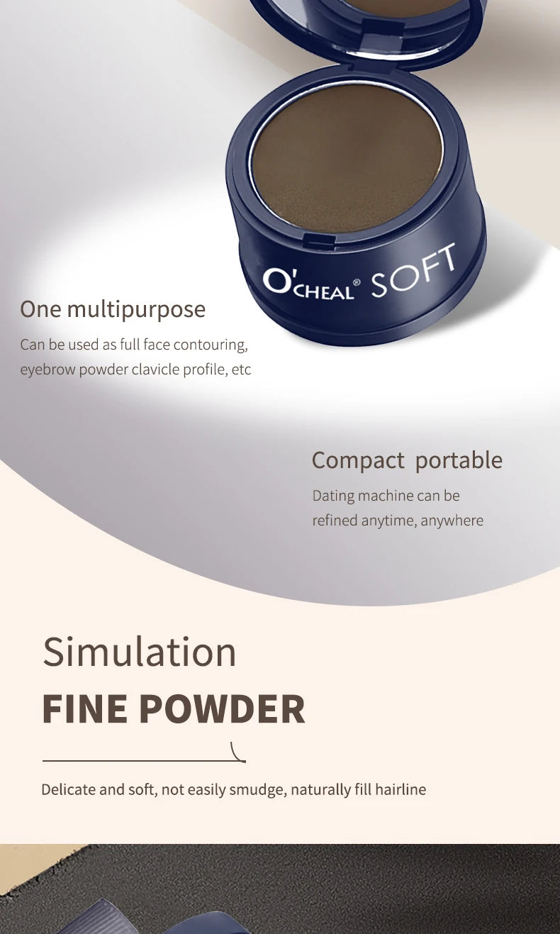 O'CHEAL Hairline Fluffy Powder Repair Volume Powder Shadow Shadow Powder Hair Concealer Coverage Fill Forehead Hairline